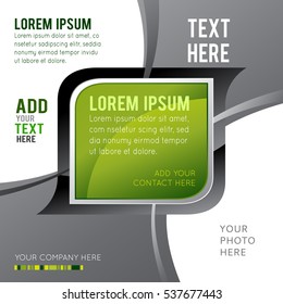 Brochure design template vector, Magazine cover, business brochure template.