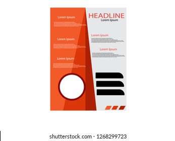 Brochure design template vector.Brochure template layout, 
