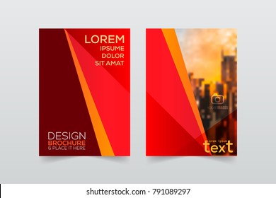 Brochure design template vector.Flayers annual report. Leaflet cover presentation. Layout . illustration. Layout, brochure, template, magazine, cover design for annual report, can use for business