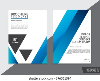 Brochure design template vector.Flyers annual report. Leaflet cover presentation. Layout . illustration.