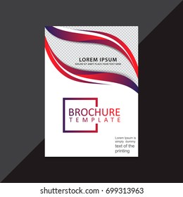 Brochure design template vector.Flyers annual report. Leaflet cover presentation. Layout . illustration.