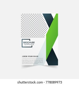 Brochure design template vector.Flyers annual report. Leaflet cover presentation. Layout . illustration.