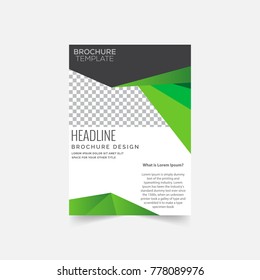 Brochure design template vector.Flyers annual report. Leaflet cover presentation. Layout . illustration.