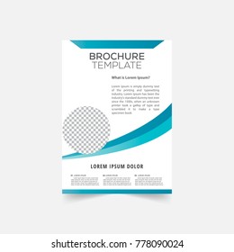 Brochure design template vector.Flyers annual report. Leaflet cover presentation. Layout . illustration.