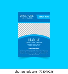 Brochure design template vector.Flyers annual report. Leaflet cover presentation. Layout . illustration.