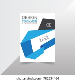 Brochure design template vector.Flyers annual report. Leaflet cover presentation. Layout . illustration.