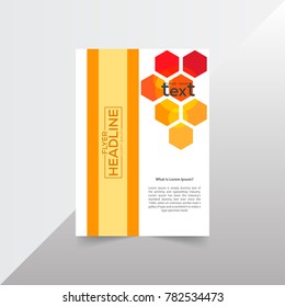 Brochure design template vector.Flyers annual report. Leaflet cover presentation. Layout . illustration.