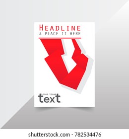 Brochure design template vector.Flyers annual report. Leaflet cover presentation. Layout . illustration.