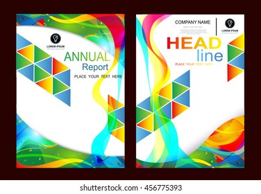 Brochure design template vector.Flyers report business infographic magazine poster.Abstract circle layout template and city.Cover book presentation portfolio.Cover brochure design a4 layout background