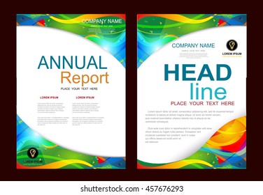 Brochure design template vector.Flyers report business infographic magazine poster.Abstract circle layout template and city.Cover book presentation portfolio.Cover brochure design a4 layout background