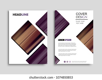 Brochure design template.Abstract business flyer in A4 size.Creative cover design.Vector illustration.