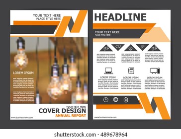 Brochure Design Templates or flyer layout, A4 size