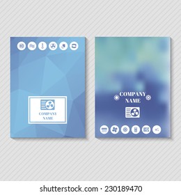  Brochure design templates for ventilation and conditioning system