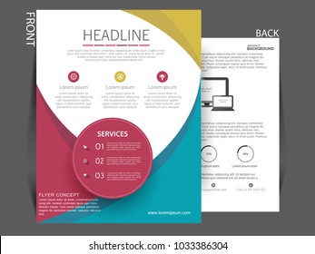 Brochure design, brochure template,trend brochure.