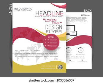 Brochure design, brochure template,trend brochure.