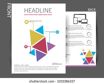 Brochure design, brochure template,trend brochure.