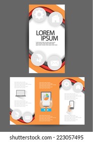 Brochure design. vector