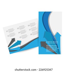 brochure design. vector