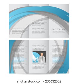 brochure design. vector