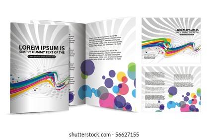 brochure design for , vector illustartion.