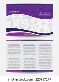 Brochure Design Vector Template