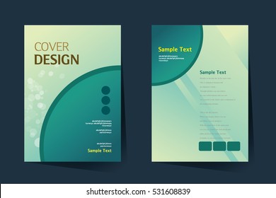 Brochure design vector template in A4 size. Annual report. Abstract book cover. Simple pattern. Flyer promotion. Presentation cover. Vector illustration.