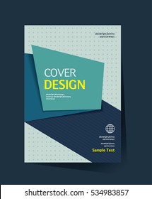 Brochure design vector template in A4 size. Annual report. Abstract book cover. Simple pattern. Flyer promotion. Presentation cover. Vector illustration.