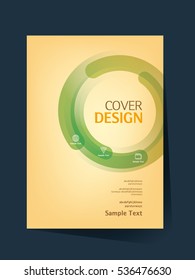Brochure design vector template in A4 size. Annual report. Abstract book cover. Simple pattern. Flyer promotion. Presentation cover. Vector illustration.