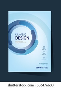 Brochure design vector template in A4 size. Annual report. Abstract book cover. Simple pattern. Flyer promotion. Presentation cover. Vector illustration.