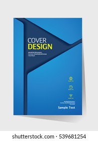 Brochure design vector template in A4 size. Annual report. Abstract book cover. Simple pattern. Flyer promotion. Presentation cover. Vector illustration.