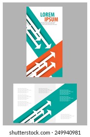 brochure design. vectore