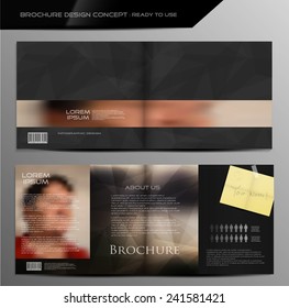 Brochure design-modern-geometric