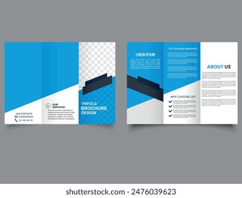 Brochure Designs. Modern business brochure template. Brochure Design, Templates, Creative Tri-Fold