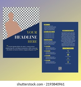 Brochure Or Flyer 1 Page Double Sided