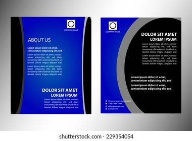 Brochure flyer design 