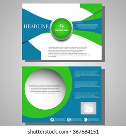  Brochure Flyer design Architecture design concept. Business brochure template. Card with headline vector illustration eps 10

