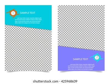 Brochure Flyer design Layout template in A4 size.  Brochure, leaflet, flyer, poster template, vector illustration.
