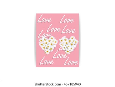 Brochure Flyer design Layout template, size A4,jasmine flower design
Mother day concept