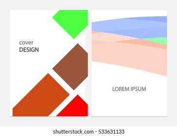Brochure Flyer design Layout template in A4 size. Leaflet, flyer, poster template, vector illustration.