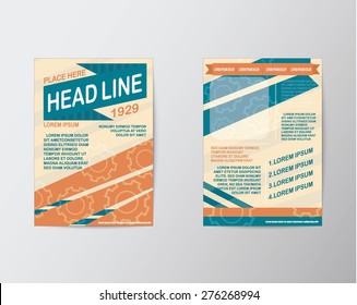 Brochure Flyer design Layout vector Abstract Modern