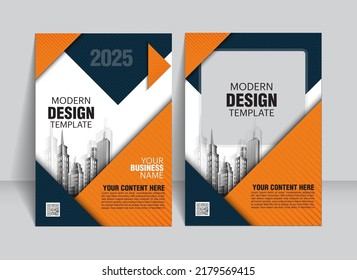 Folleto, diseño de volante, Folleto, Plantilla de diseño de cubierta, Informe anual, Financial , negocio para el fondo. fondo plano abstracto, tamaño A4. ilustración vectorial.