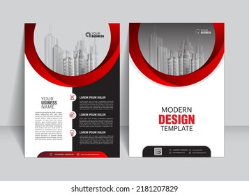 Folleto, diseño de volante, Folleto, Plantilla de diseño de cubierta, Informe anual, Financial , negocio para el fondo. fondo plano abstracto, tamaño A4. ilustración vectorial.