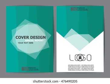 Brochure flyer design template, annual report cover, A4 size