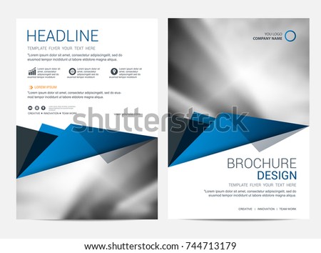 Brochure or flyer design template background