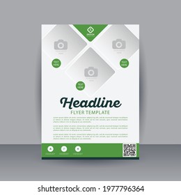 brochure flyer design template. Leaflet cover presentation abstract background for business, magazines, posters,
booklets, banners. Layout in A4 size. Easily editable vector format.
