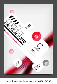 Folleto, plantilla de diseño de volante, diseño en línea de la web de negocios moderna