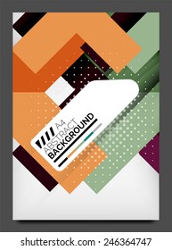 Broschüre, Flyer-Design-Vorlage, modernes Business-Web-Online-Layout