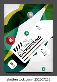 Broschüre, Flyer-Design-Vorlage, modernes Business-Web-Online-Layout