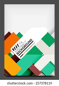 Folleto, plantilla de diseño de volante, diseño en línea de la web de negocios moderna