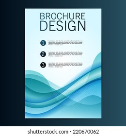 Brochure Flyer design vector template. Eps 10 